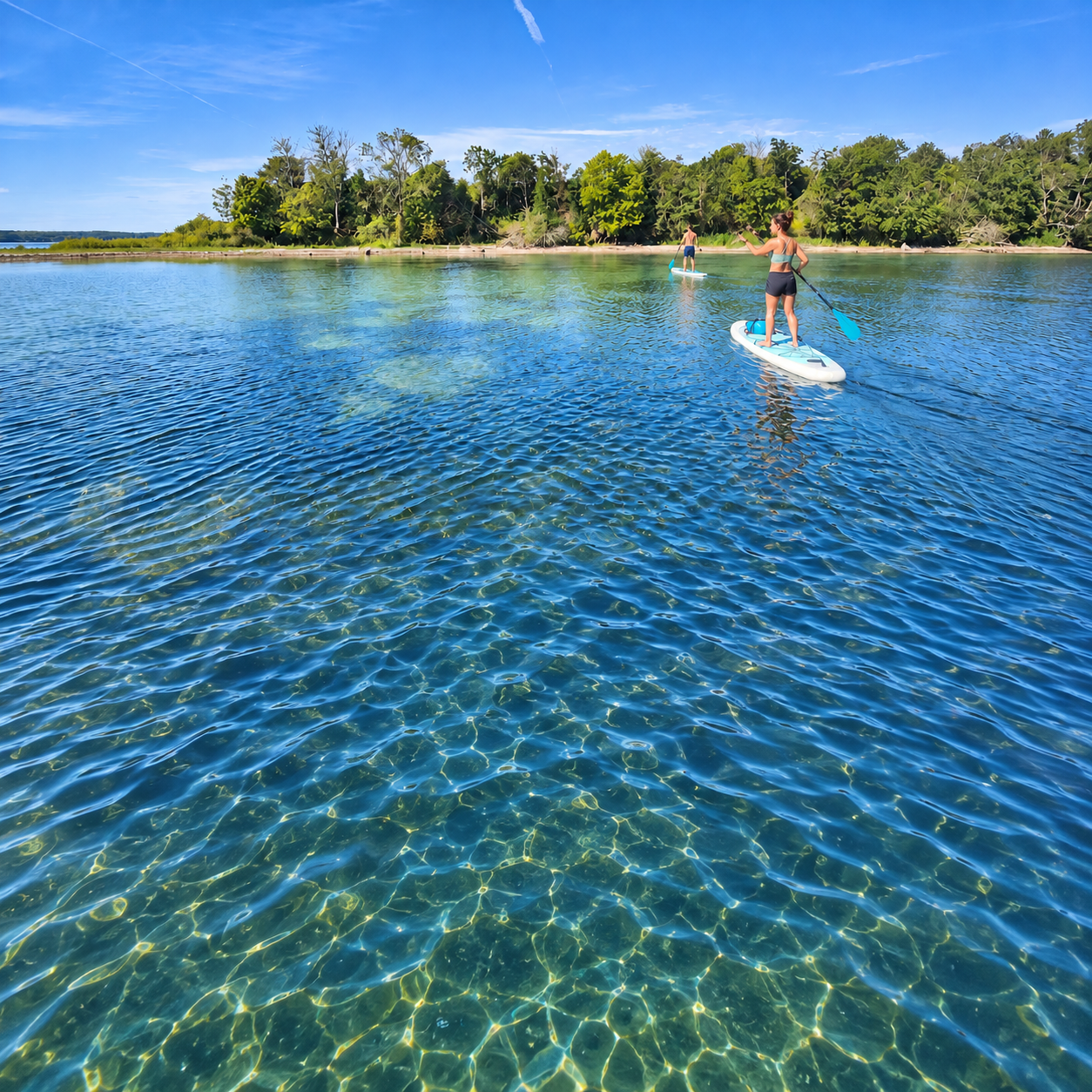 Ochseninseln Einzelboards Wasser