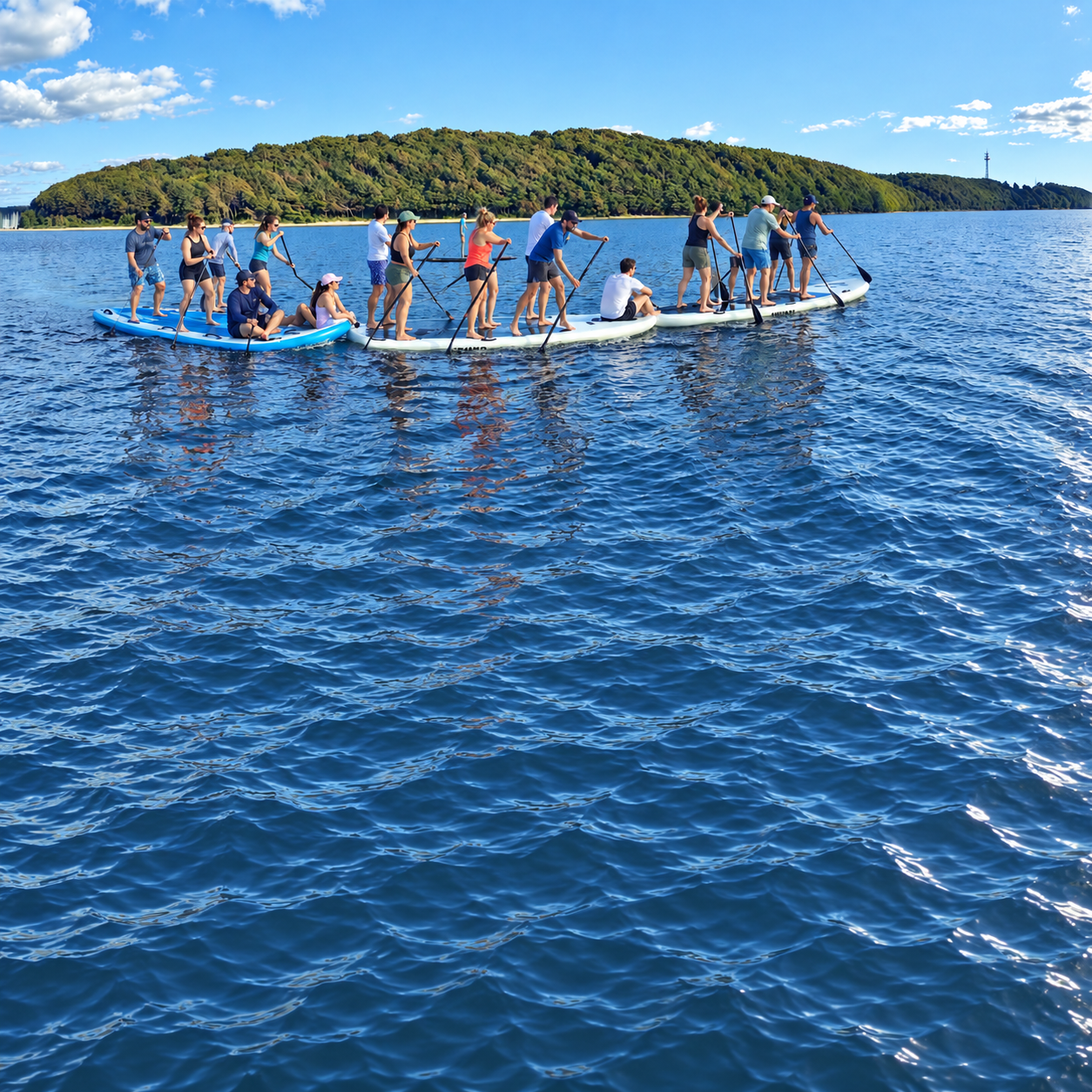 Ochseninseln Teamboards Wasser